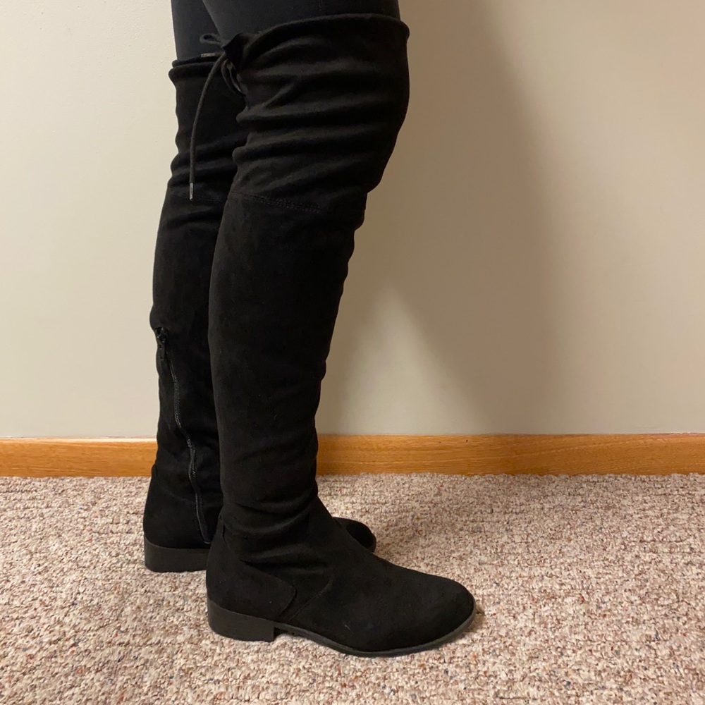 Black Over the Knee Boots